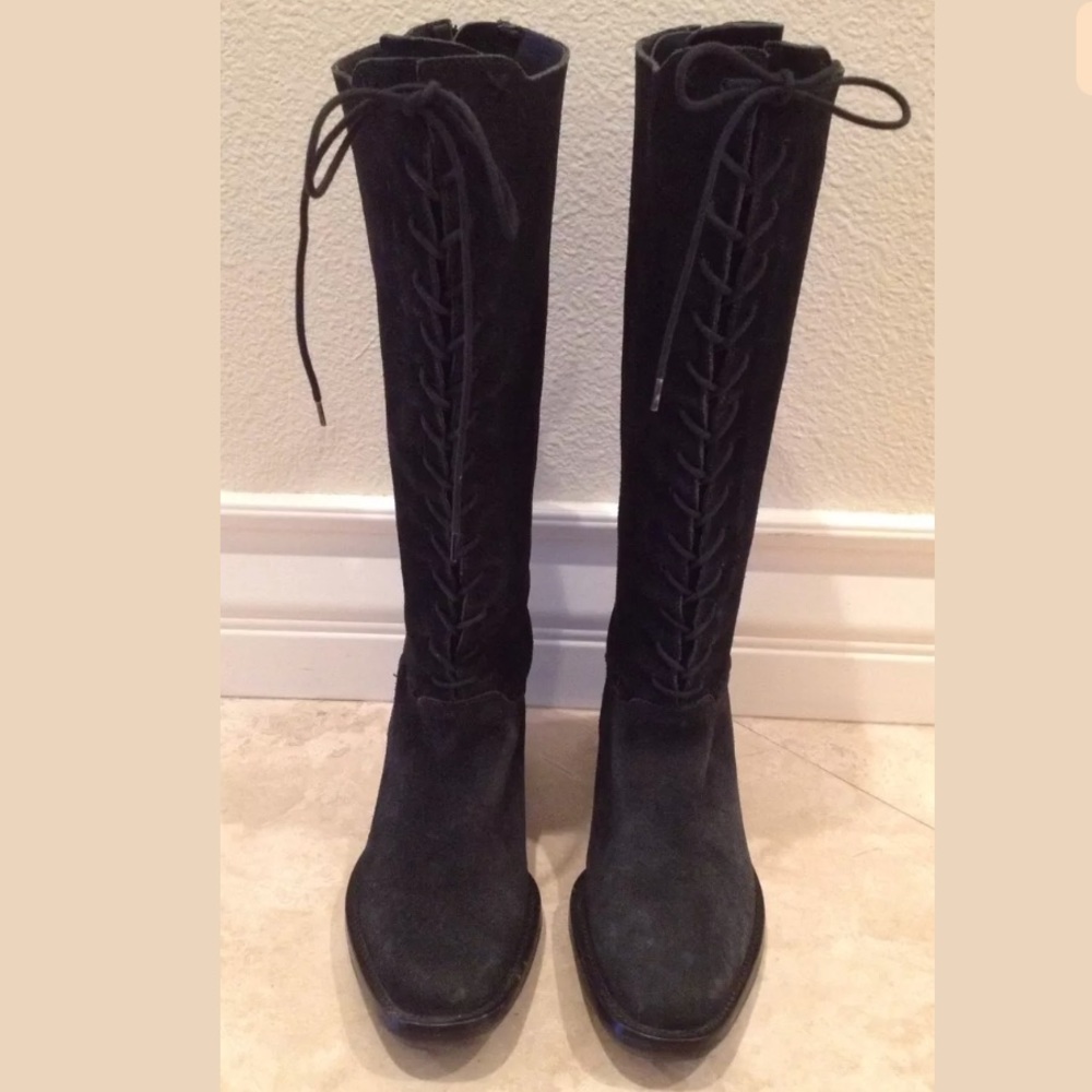 COLE HAAN NEW Lace-Up Equestrian Riding Field Boot